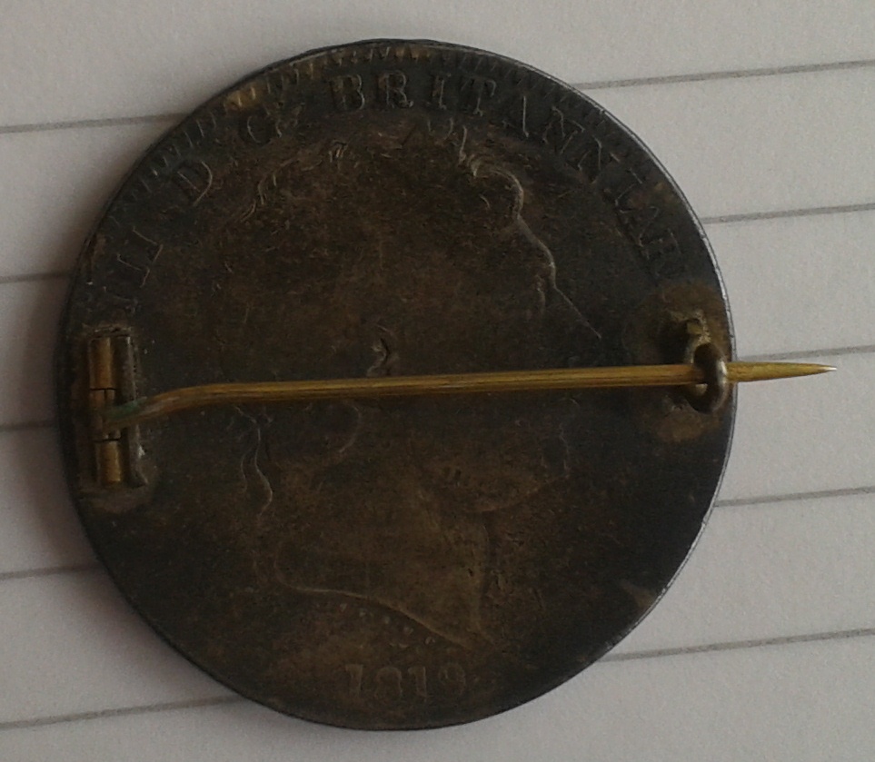 Serjeant Cecil L Owen's badge reverse