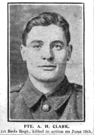 Pte Albert Henry Clark