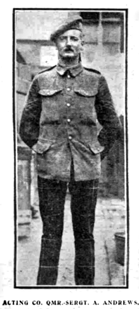 Acting QMS Arthur Andrews