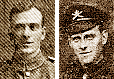 Pre Arthur Pollington MM and Pte Stanley Bird MM