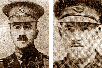 Major Lathom & Lt Cunningham