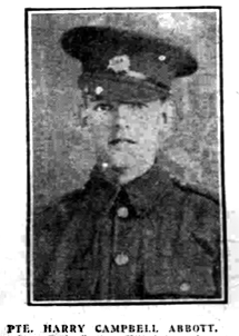 Pte Harold Abbott Pte Harold Abbott