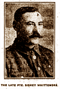 Pte Sidney James Whittemore