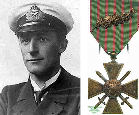 Flt-Lieut Bernard Arthur Smart and a Croix de Guerre