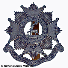 ( Beds & Herts Regt badge (NAM1970-12-172-8)