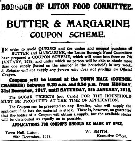 Margarine coupon scheme