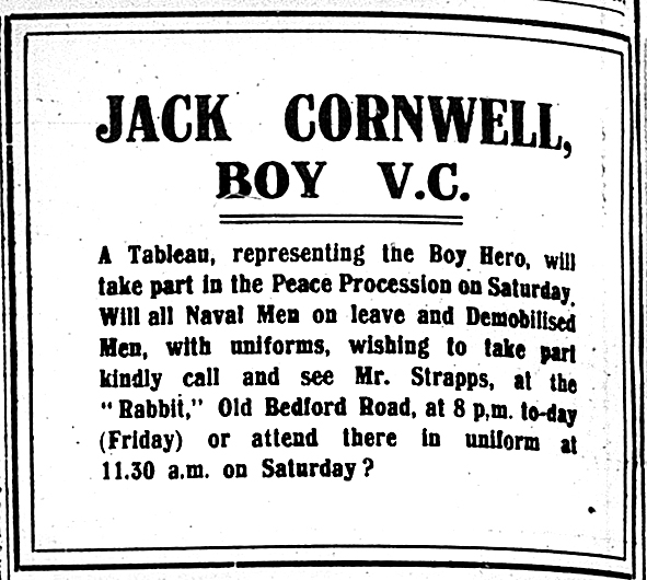 Comrades float advert