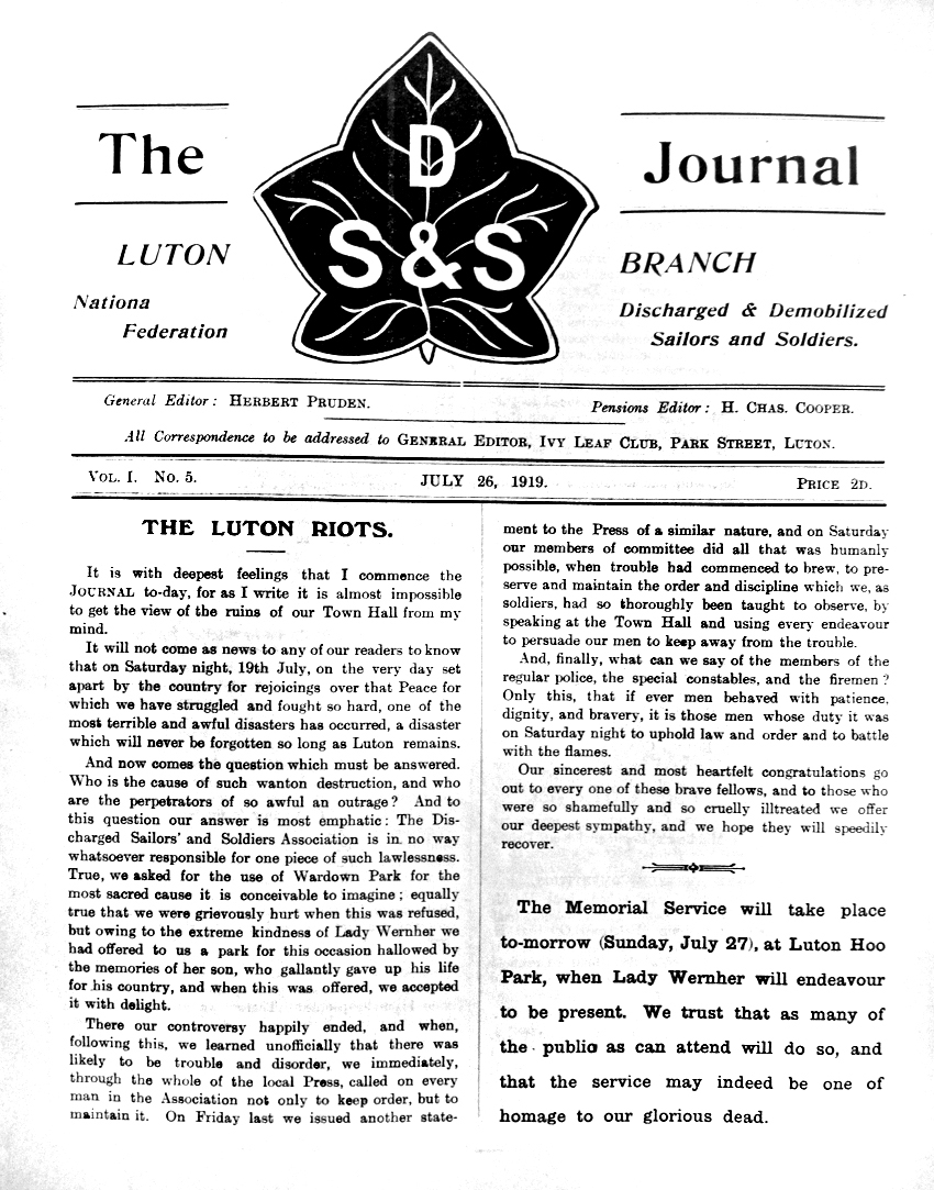 DS&S reaction to riots