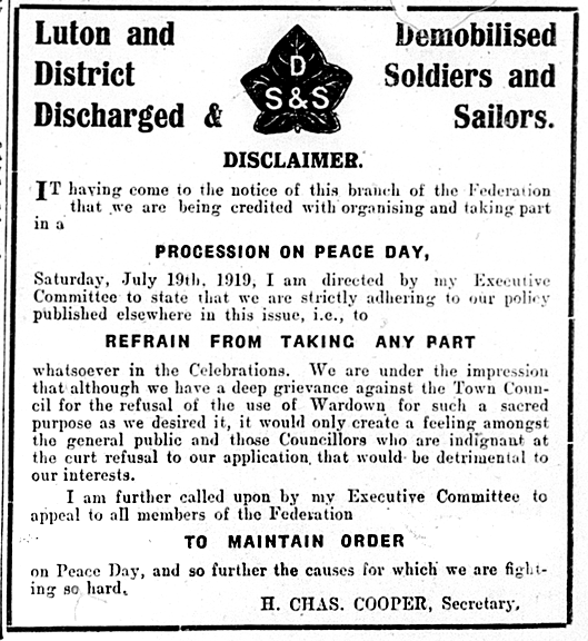 DS&S pre-riot disclaimer