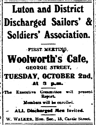 Advert for first meeting of DS&S
