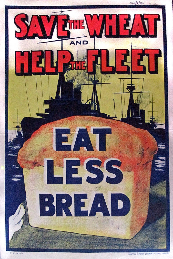 Eat less bread poster
