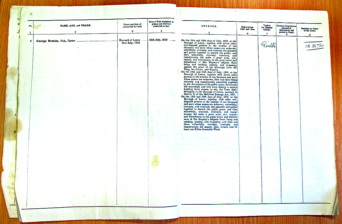 George Fowler record