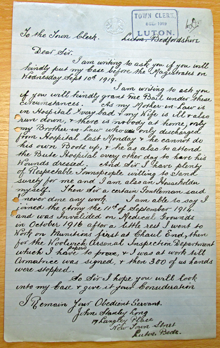 John Stanley Long bail application 