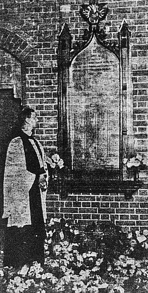 St Matthew's memorial dedication 1921
