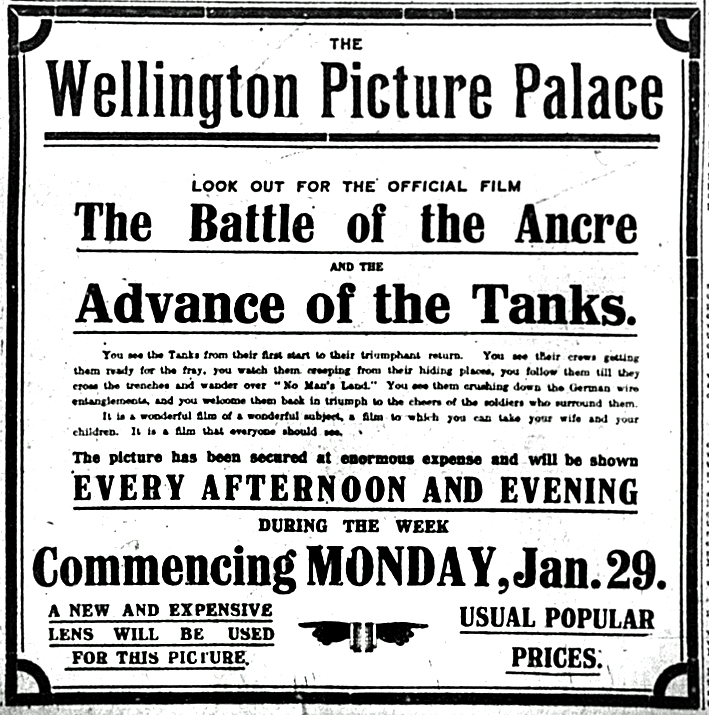 Tanks film advert