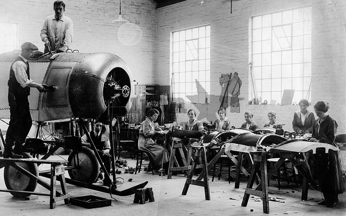 Hewlett and Blondeau aircraft works 1918