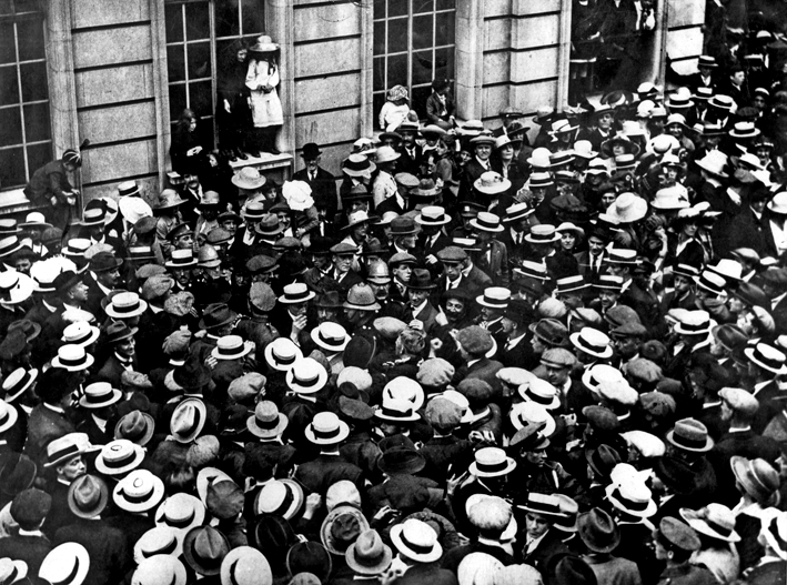 Peace Day riot police