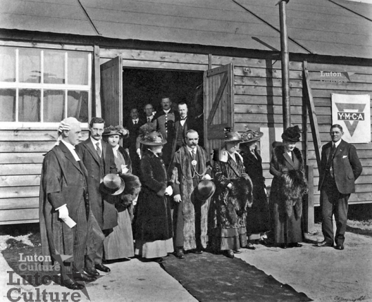 Royal opening of Biscot YMCA hut