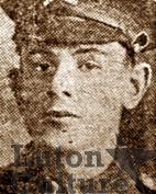 Pte Ernest Bernard Angel
