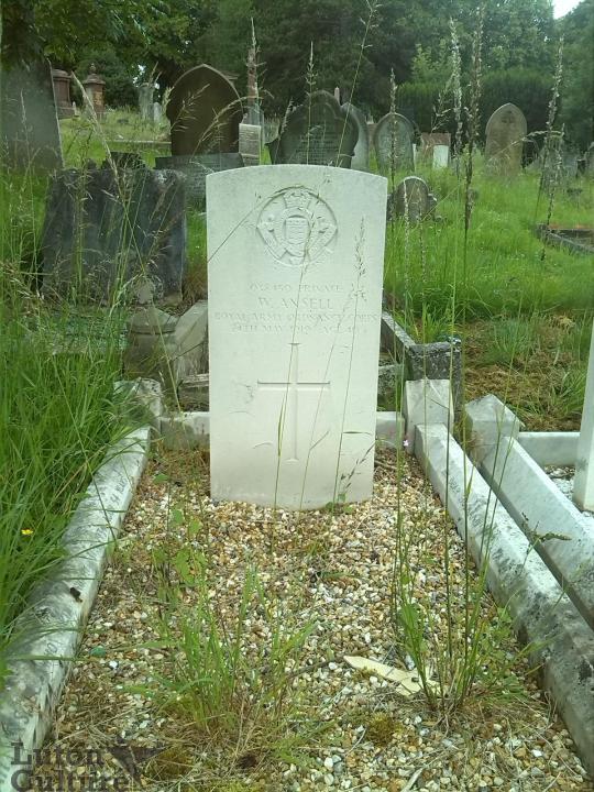 William Ansell's Headstone