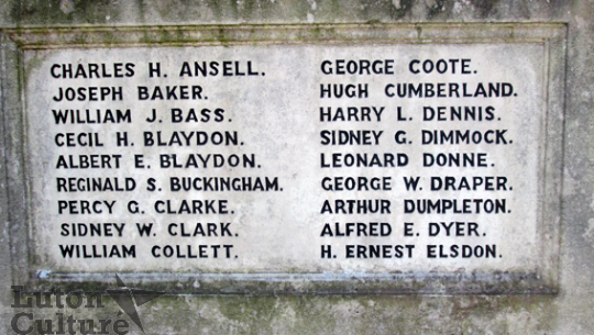 Leagrave War Memorial